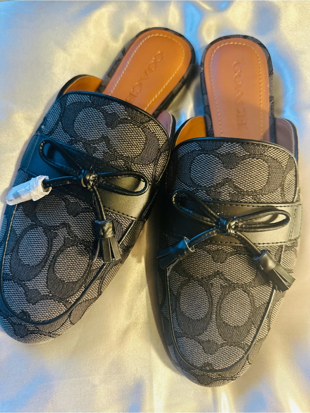 New Coach Stassi Signature Slide Mule Slip-Ons
